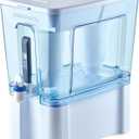 ZeroWater 52-Cup Ready-Read 5-Stage Water Filter Pitcher Dispenser with 5-Stage 0 TDS Zero Water Filter  IAPMO Certified to Reduce Metals, Chlorine, Lead, Chromium, and Forever Chemicals PFOA/PFOS