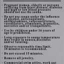 Sauna Rules SIGN Metal Sign for Wall, Fence, or Door - 12"x16"