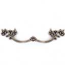Jetland French Provincial Drawer Pulls - 4-Pack, Antique Brass, 4" Hole Centers, Vintage Shabby Chic Pulls for Dresser Nightstand Cabinet, PW1619ABR102