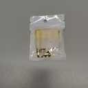 4 Pcs 6.35mm (1/4 inch) Male to 3.5mm (1/8 inch) Female Stereo Headphone Adapters, 3.5mm/1/8'' Female to 6.35mm/1/4'' Male Stereo Audio Adapter Jack Plug for Headphone, Gold Plate