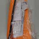 Deepsoon Heating Pad,Electric Heating Pads for Back,Neck,Abdomen,Moist Heating Pad for Shoulder,Knee,Arms,Legs,Dry/Moist Heat & Auto Shut Off,Christmas Gifts for Men and Women,Orange Black,24x12 Inch