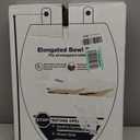 KOHLER 24764-RL-0 Rutledge Nightlight ReadyLatch Slow Close Toilet Seat, Elongated, Quiet-Close Lid and Seat, Grip-Tight Bumpers, White