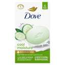 Dove Skin Care Beauty Bar For Softer Skin Cucumber And Green Tea More Moisturizing Than Bar Soap 3.75 oz 6 Bars