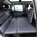 YASHINE Non-Inflatable Car Mattress,Truck Bed Air Mattress,Truck Bed Mattress,Back Seat Bed Inflatable for Car Camping Air Mattress, Back Seat Extender for Travel Bed for F150/RAM/Silverado/Ranger