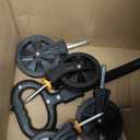 Collapsible Foldable Wagon with Wheels Heavy Duty Folding Wagons Carts 360LBS Weight Capacity Portable All Terrain Utility Wagon Cart for Groceries Sports Garden Shopping Beach