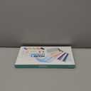 Bluetooth Keyboard and Mouse Combo, Qwert Layout Universal Ultra-Slim Wireless Keyboard Mouse Set for Android Windows iPad iPhone Samsung Tablet Portable Compact Keyboard Set, Light Blue