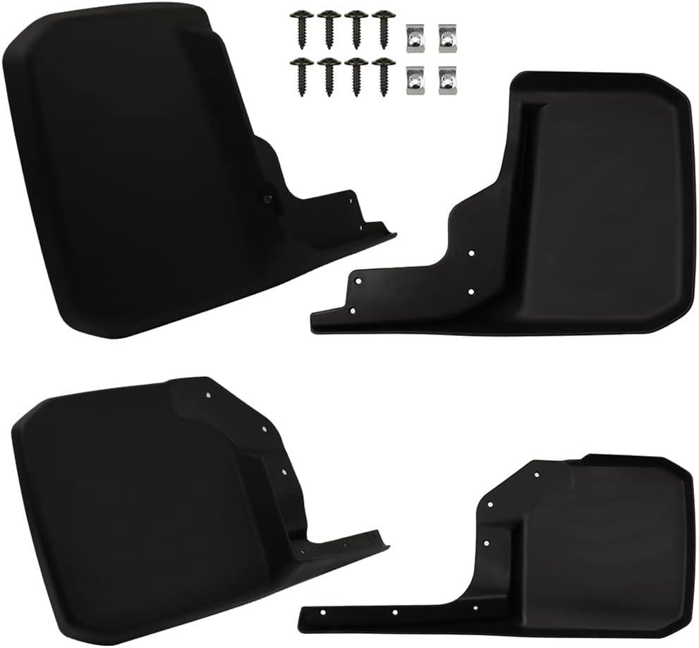 SCITOO Set of 4PCS Universal mud Flaps for 2007-2018 for Jeep Wrangler Front & Rear mud Flaps Splash Guard Set