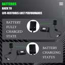 136-9126 Battery Charger - by Huthbrother, Compatible with Toro 22" Lawn Mower Battery Charger, Replaces 114-1588, 104-7401, Fits Battery 106-8397 105-6845 104-7682 104-7903 115-1304 (12V)