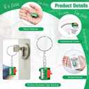 Gemscream End of Year Gift for Teacher Students CNA Week Appreciation Nurse Positive Keychains Emotional Funny Thank You