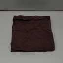 MIULEE Decorative Linen Pillow Covers 18x18 Inch Dark Brown Boho Farmhouse Neutral Winter Couch Throw Pillows for Bed Pack of 2 Accent Modern Pillowcase Sofa Livingroom Home Decor