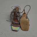 DREAM PAIRS High Heels Stilettos for Women - Strappy Gladiator Sexy Square Toe Open Toe Dressy Pumps Sandals (6.5, Silver)