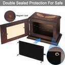 Cremation Memorial Urns for Human Ashes Adult Male Female, Wooden Picture Frame Urns Box and Casket for Men Women Child, Burial Funeral for Ashes