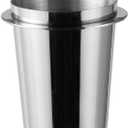 58mm Dosing Cup, Coffee Coffee Grinder Powder Cup Barista Stainless Steel Espresso Coffee Dosing Cup Coffee Grinder Powder Cup for EK43 Coffee Machine Accessories (Sliver)