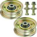 GELASKA 2 Pack 75604224 Idler Pulley Replaces 7560981A 7560981 7560981B 756 04224 75604224 for Cub Cadet LT1050 LT1042 LT1045 LT1046 LTX1040 LTX1045 LTX1046 LTX1050 L1046 LT2000 LX420 LX425 Decks