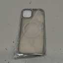 oakxco Magnetic Case for iPhone 12 Pro Max Phone Case Compatible with Magsafe, Slim Thin Clear Hard Shell Plastic & Silicone Rubber, Transparent Cute Mag Safe Cover for Women Girls, Beige Titanium