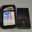 R36MAX Retro Gaming Console,4.0 Inch Handheld Game Console 30+ Simulators,Hand Held Game Console (Black)