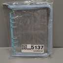 A5 6 Ring Binder Cover Notebook Shell Protector Planner Loose Leaf Covers Refillable Pages Notebook Cover with Zipper for Cash Budget Pink