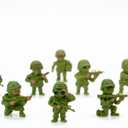 Entervending Army Men Action Figure - Small Soldiers Toys for Kids - 24 Pcs Army Soldier Toy Playset - Military Toys - Toy Army Men - Army Party Decorations