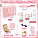 Skylety 10 Pcs Mother's Day Birthday Gifts for Mother, Best Mom Gifts Basket Box from Daughter Kids Mother-in-law New Mom Set for Mother's Day Presents Wife from Husband Women Birthday(Lovey Style)