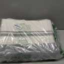 OIAHOMY Laundry Hamper, Tall Cotton Decorative Blanket Storage Basket with Handles for Living room,Collapsible Large Baskets for Toys,Pillows,Clothes Organizer-16x13x22in-Gray