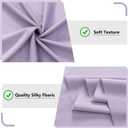 MYSKY HOME 10ft x 7ft Curtains Backdrop Curtains for Parties Light Purple Background Curtains Drapes Wedding Curtains Stage Curtains Rod Pocket Drapes Backdrop for Baby Showers, 5ft x 7ft, 2 Panels