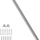 36 Inch Anti Slip Shower Grab Bar, Munzong Satin Brushed Nickel Bathroom Grab Bar, Knurled Bathroom Balance Bar,Safety Hand Rail Support Handicap Elderly Injury Senior Assist Bath Handle