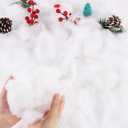 FOIMAS Christmas Fake Snow,Artificial Snow Cotton Fluffy Snow Blankets for Christmas Winter Village Craft Supply,7.05oz/200g