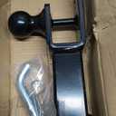 TOPTOW ATV/UTV Trailer Hitch Towing Ball Mounts, 2-Inch Ball, Clevis Pin, Fits 2-Inch Receiver