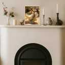 2 x Retro Girl Room Wall Art Prints Beautiful Elegant Dancing Girl Poster Canvas Art Wall Decor Picture For Bedroom Practice Room Dorm Bathroom Wall Decor Aesthetic Home Artwork 8"  10" In Framed (MK06.)