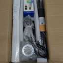 FRIDEKO HOME Floor Lamp, Color Changing Ambient Lighting for Living Room & Gaming Decor, Smart Standing Lamp with App & Remote Control, Tall Corner Lamp for Bedroom, 9W 800LM, Foot Switch, White Shade (White 1_Pack)