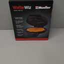 Mueller Heart 5 Waffle Maker, Waffle Iron, Adjustable Browning Control & Nonstick, Cool Touch Handle, Easy to Clean, Small Kitchen Appliances