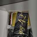 42nd Birthday Decorations Men Women with 42nd Birthday Banner, Black and Gold Table Cloth, Number Balloons, Large Sash, Cake Topper and Candles