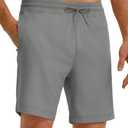 M MAELREG Mens Athletic Shorts with Zipper Pockets 7"/ 9" Lightweight Quick Dry Sports Gym Workout Running Shorts, L