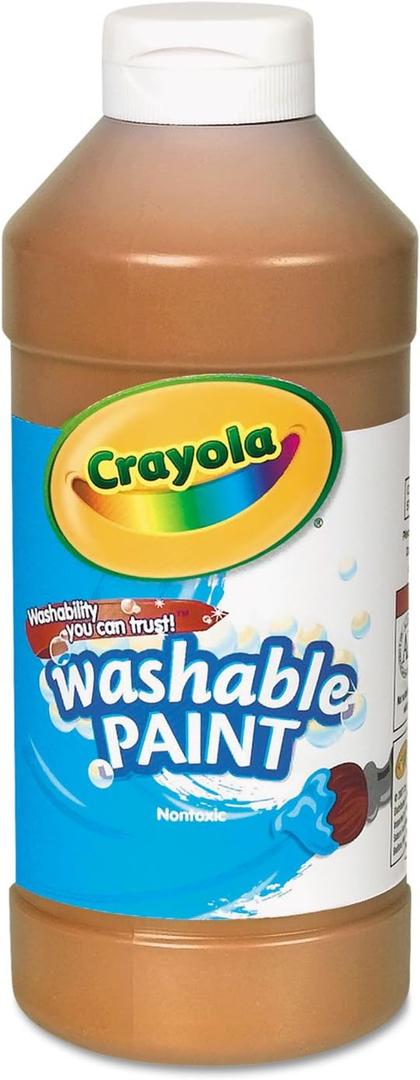 Crayola Washable Nontoxic Paint, 16 Fluid Ounce