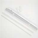 Privacy Venetian Blind, Aluminum Venetian Blind for Indoor Windows, 25Mm Metal Slat, Cordless, for Office Home Windows Custom Size (White)