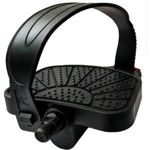 YBEKI Pro-Grade Exercise Bike Pedals - 9/16" & 1/2" Spindle, Adjustable Straps | Fits Peloton/Schwinn/Spin Bikes, Anti-Slip, 500lb Capacity