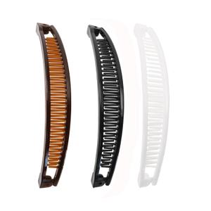 Penta Angel Banana Hair Clip 3/6Pcs Large Vintage Clincher Combs Ponytail Holder Clamp Accessory for Women Long Short Thick Curly Hair (One Size, Count, 3)
