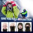 Kids Balaclava Windproof Ski Mask for Boy Girl (with Breathable Holes), Winter Hat Ski Mask for Cold Weather for Skiing (Dark Grey)