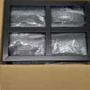 Fomcet 10FT x 10FT Backdrop Stand Heavy Duty with Base, Black Portable Adjustable Pipe and Drape Backdrop Stand Kit, Square Metal Arch Party Frame for Wedding Birthday Parties Banquet Decorations