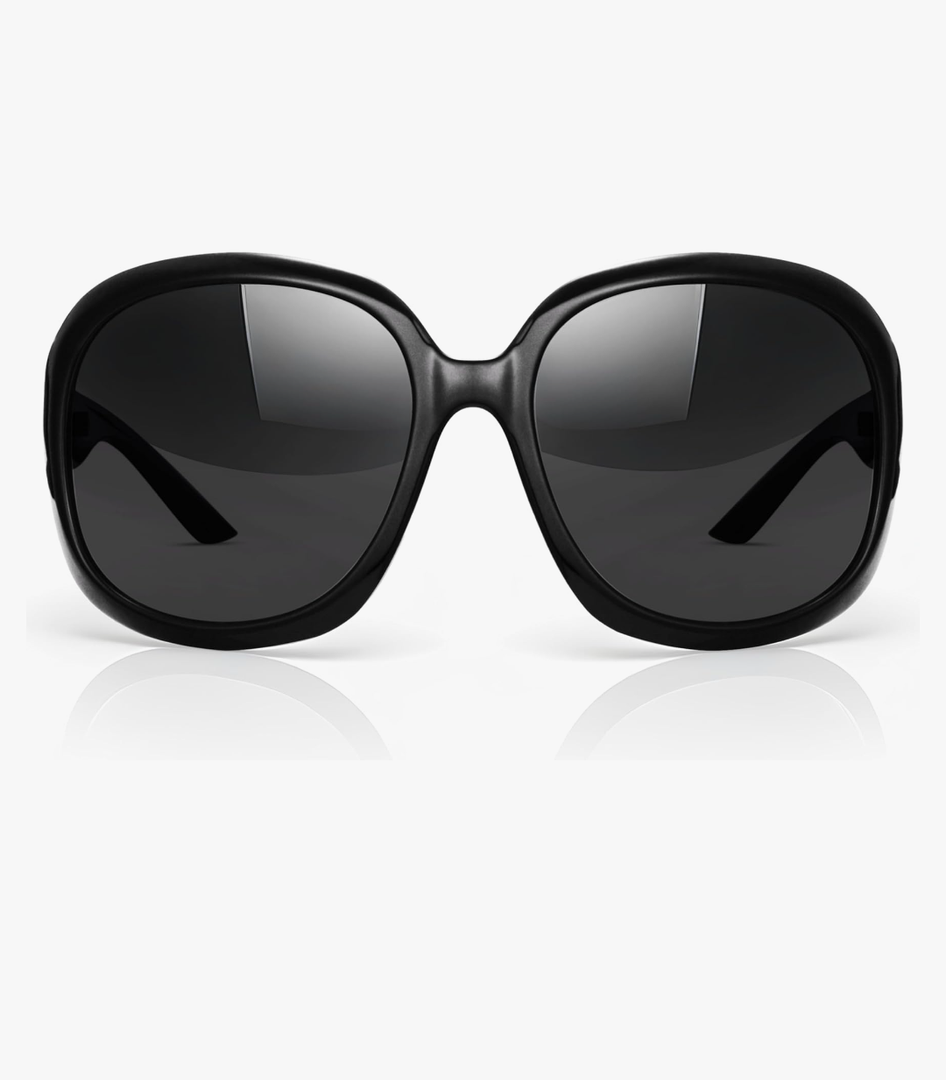 miyya Bug Eye Oversized Polarized Sunglasses Womens, Trendy Retro Sun Glasses for Women 2024, Oversized UV Protection Shades