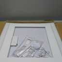 ROLOVE 22x20 Inch Lighted Vanity Mirror, 3-Mode Touch Dimming LED Lighting, Large Makeup Mirror for Dressing Room, Tabletop or Wall-Mounted, White