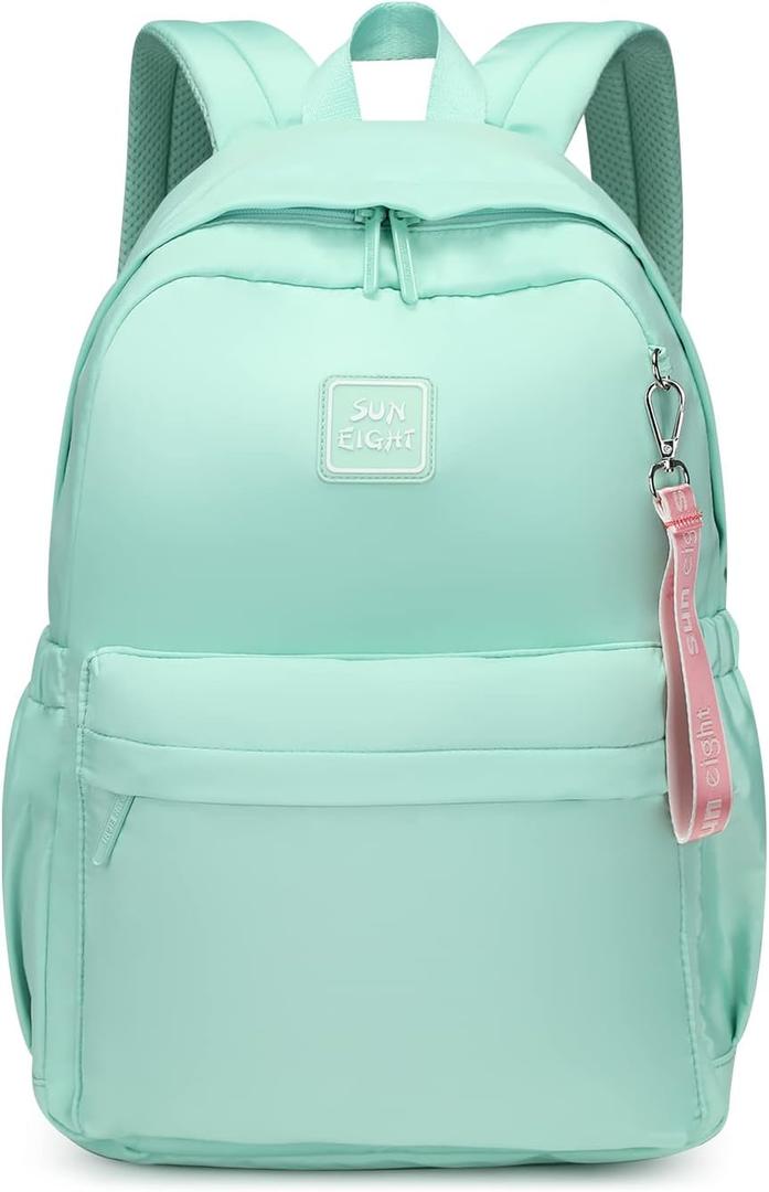 CaranY 22L Kids Backpack for Boys Girls 4-7 Years:Waterproof Lightweight Toddler & School Backpack,Medium Size with Multi-Pocket Design,Large Capacity Travel Bag (Classic Green)