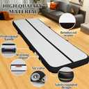Air Mat Tumble Track, Gymnastics Mats Tumbling Track with Electric Air Pump for Home Use Cheerleading Training Kids Gym Yoga, 10ft