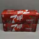 7UP Cherry Flavored Soda, 12 fl oz cans, 24  pack