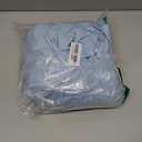 Wokceer 7.2FT Round Backdrop Cover Round Arch Covers with Buckles Polyster Dusty Blue Circle Balloon Arch Cover for Wedding Birthday Party Ceremony Decor