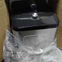 WHUTO Air Fryer, 6QT Air Fryer Oven with LED Digital Touchscreen, 12 Preset Cooking Functions Air fryers, Bake, Reheat, Keep Warm, Nonstick and Dishwasher-Safe Basket, Stainless Steel/Black