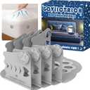 Bed Sheet Holders for Corners, Fitted Sheet Holder Keep Sheets Firm & Tight, Heavy Duty Sheet Locks, Bed Sheet Holder Fit All Sheet Size, Easy Installation (Gray)