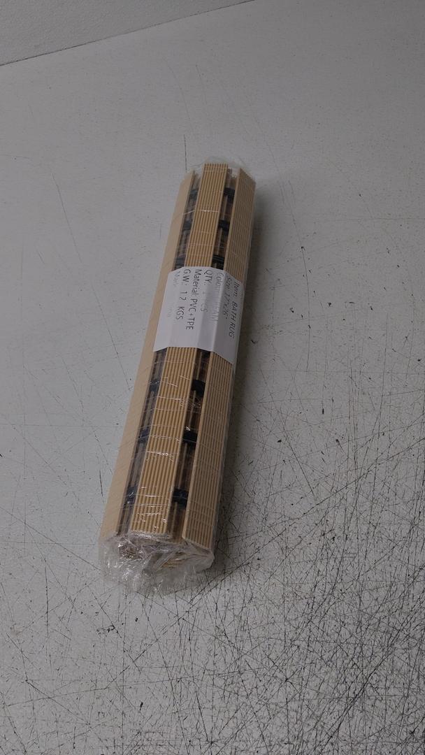 Bath Rug Size 17×26" Cream 1Pc