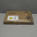 Bamboo Cutting Board for Kitchen, 3-Piece Set with Juice Grooves, Side Handles & Non-Slip Mats  Durable Bamboo Chopping Board for Meat, Vegetables and Fruits (Carbonized brown)