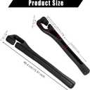 Car Seat Gap Filler Organizer 2 PCS Black Universal Seat Gap Plug Blocker Anti-Drop Console Catcher Phone Keys Storage for Car Truck SUV Auto Accessories Style1